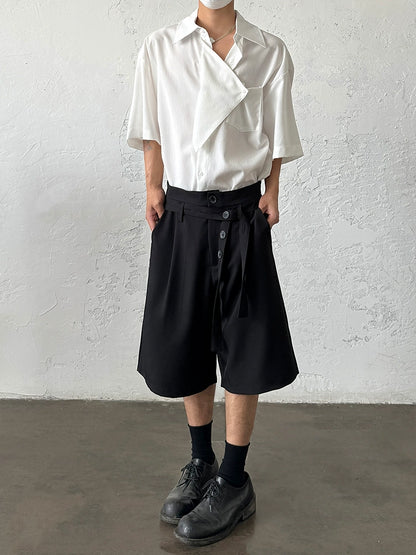 Simple Straight Half Pants WN20017