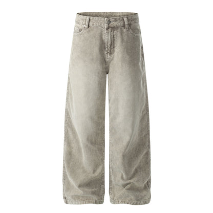 Faded Straight Denim Jeans WN25788
