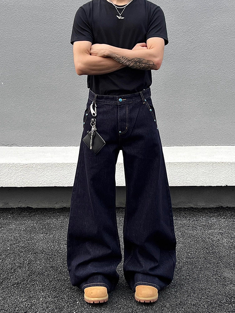 Wide Leg Denim Jeans WN21458