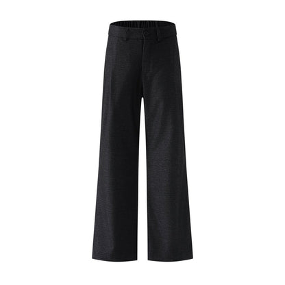 Drape Elastic Waist Wide-Leg Trousers WN15101