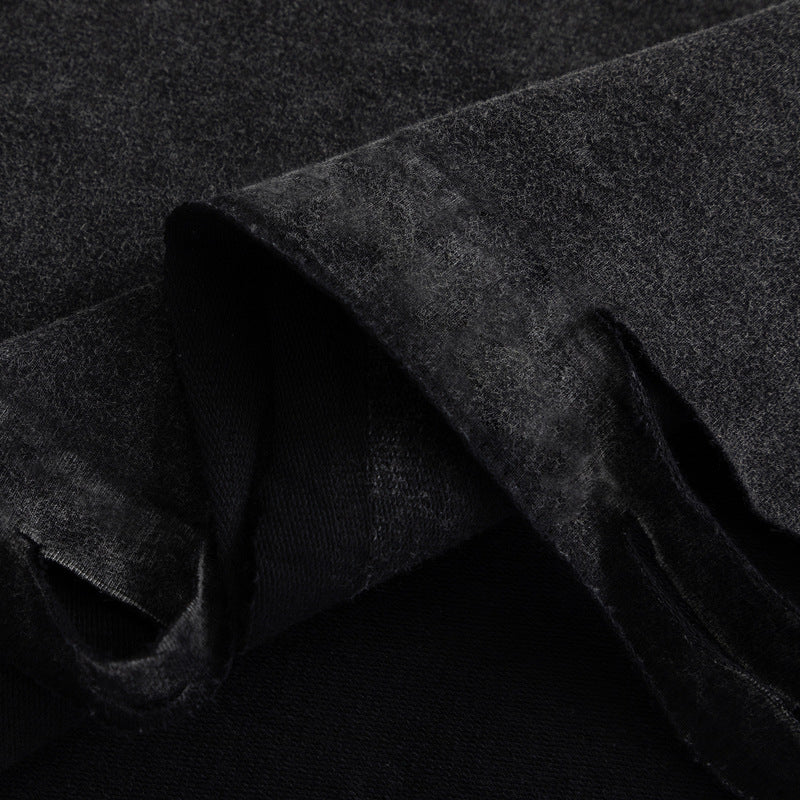 Washed Damage Print Long Sleeve T-Shirt WN16487