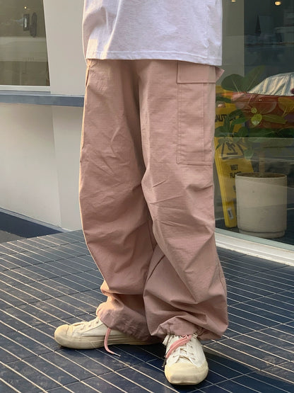 Utility Wide Leg Straight Pants WN20327