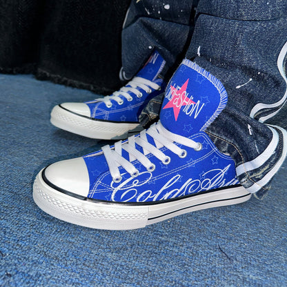 Low-Top Lace-Up Logo Print Sneakers WN27176