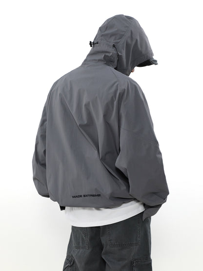 Mountain Outdoor Style Zipper Hooded Jacket WN5138