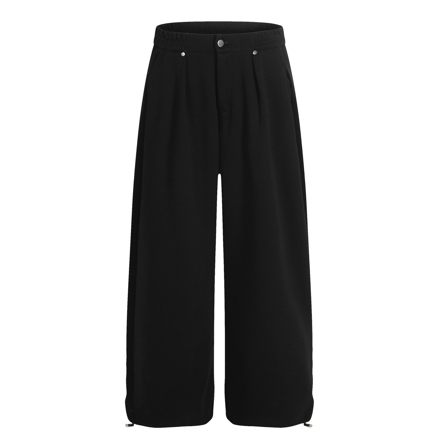 Drape Pleats Wide Leg Sweatpants WN26081
