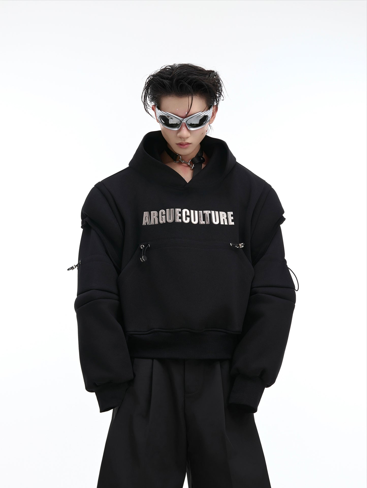 Oversize Three-dimensional Deconstruction Hoodie WN8020