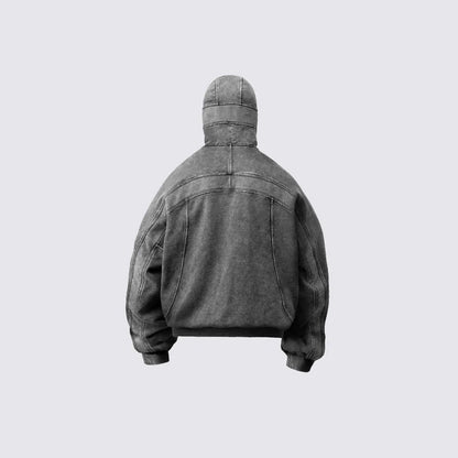 Eye-Opening Oversize Zipper Hoodie WN27936