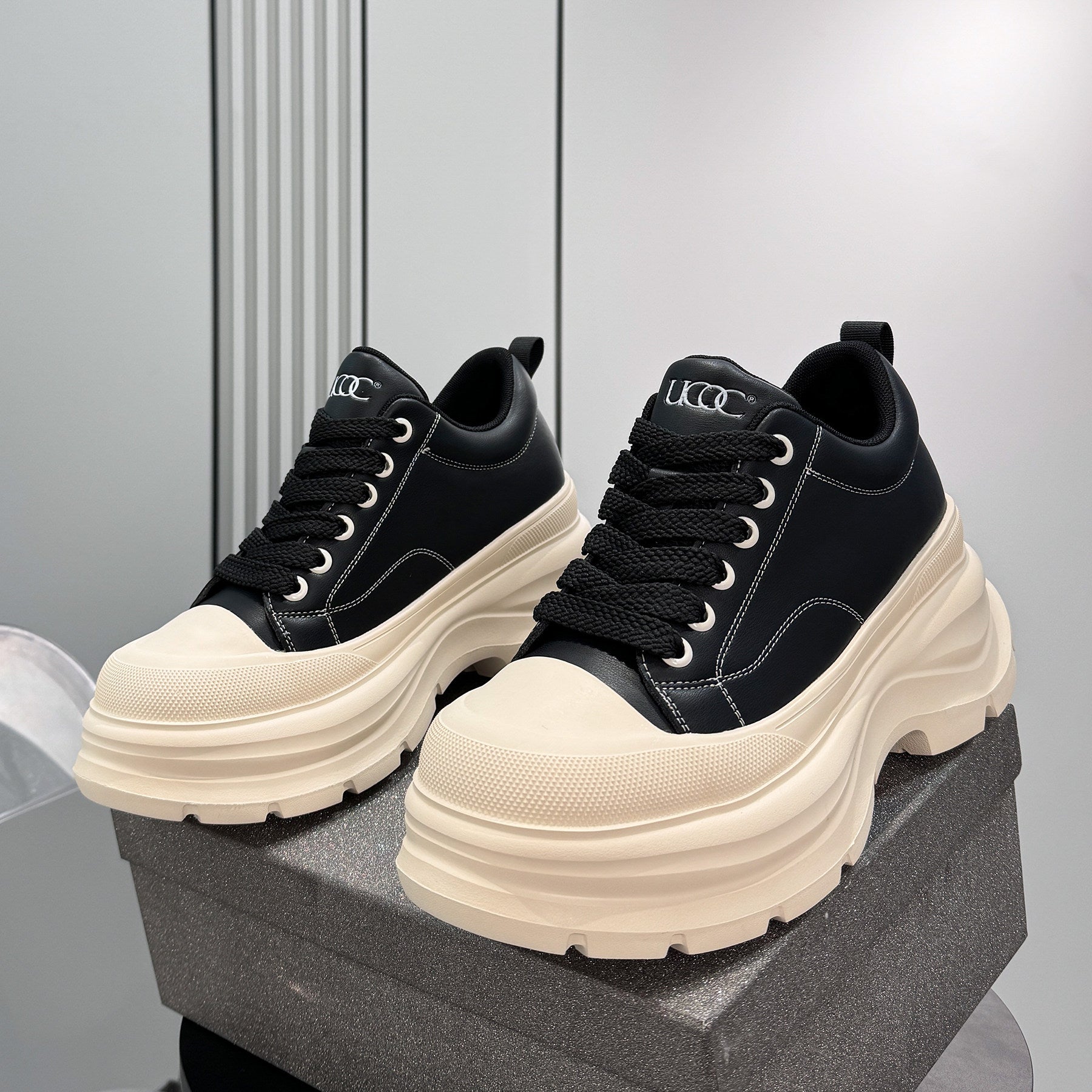Platform Chunky Lace-Up Sneakers WN24814 – WONDER NOAH