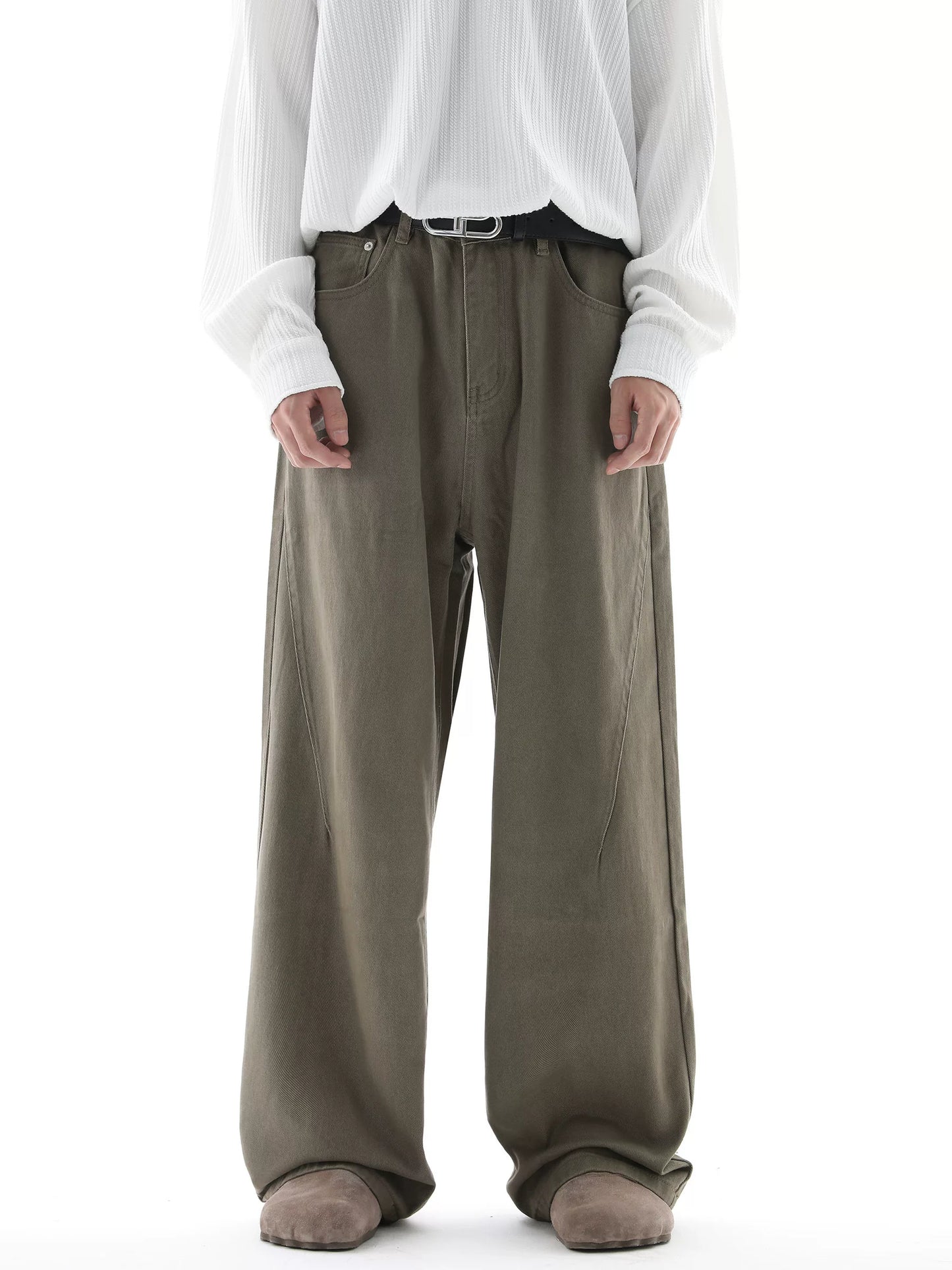 Wide-Leg Straight Pants WN10472