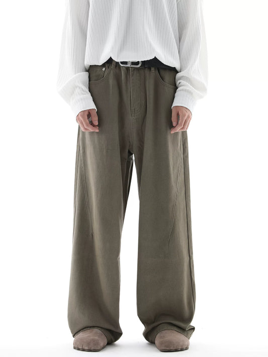 Wide-Leg Straight Pants WN10472