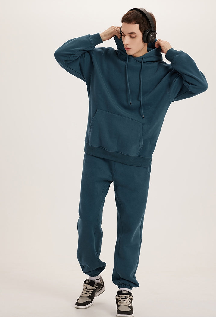 Fleece Linning Oversize Hoodie & Fleece Linning Sweatpants WN9945