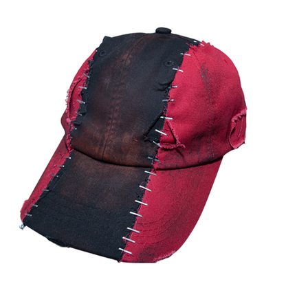 Patchwork Tie-Dye Washed Design Cap WN21091