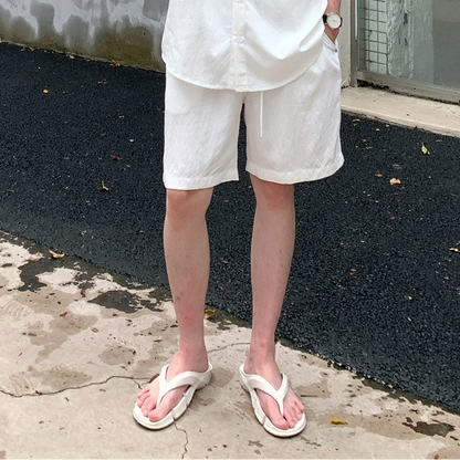 Oversize Short Sleeve Shirt & Half Pants Setup WN24884