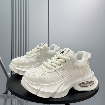 Breathable Air Cushion Platform Height-Increasing Dad Sneakers WN24778