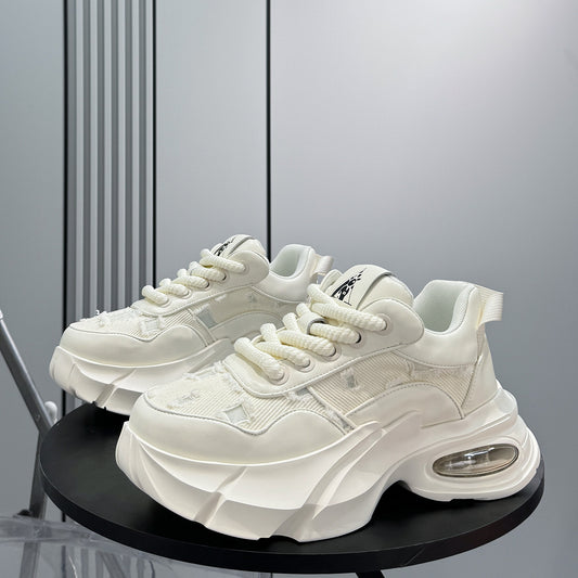 Breathable Air Cushion Platform Height-Increasing Dad Sneakers WN24778