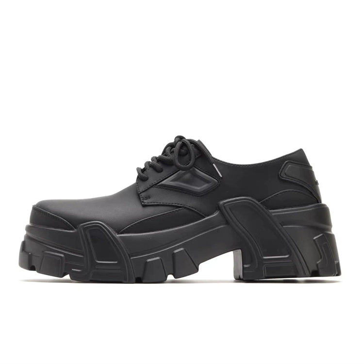 Blade Chunky Sole Leather Derby Dad Shoes WN20778