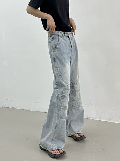 High Waist Micro Flare Denim Jeans WN7408