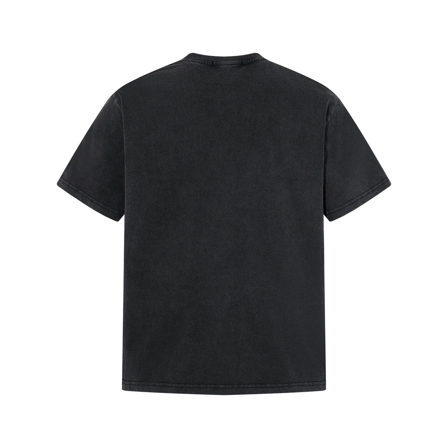 Washed Letter Print Short Sleeve T-Shirt WN25457