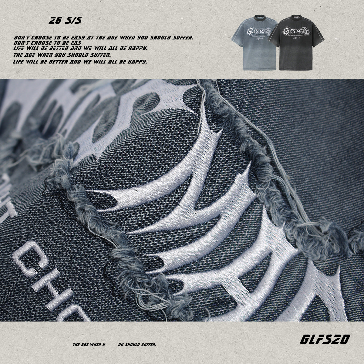 Washed Logo Print Oversize Short Sleeve T-Shirt WN26540