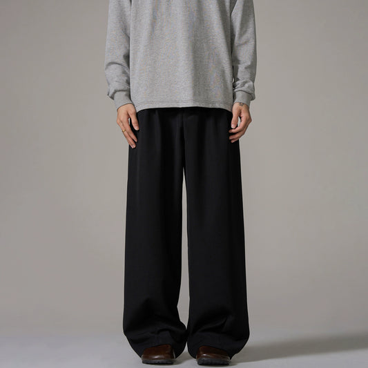 Draped Straight-Leg Trousers WN10646