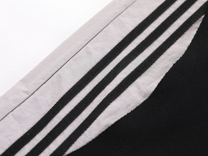 Contrast Panel Side-Stripe Wide Leg Sweatpants WN27912