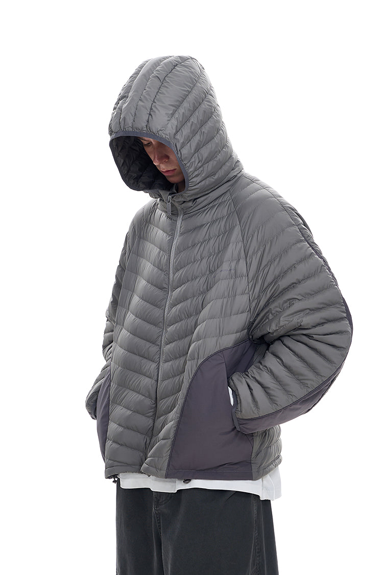 Hooded White Duck Down Jacket WN9765