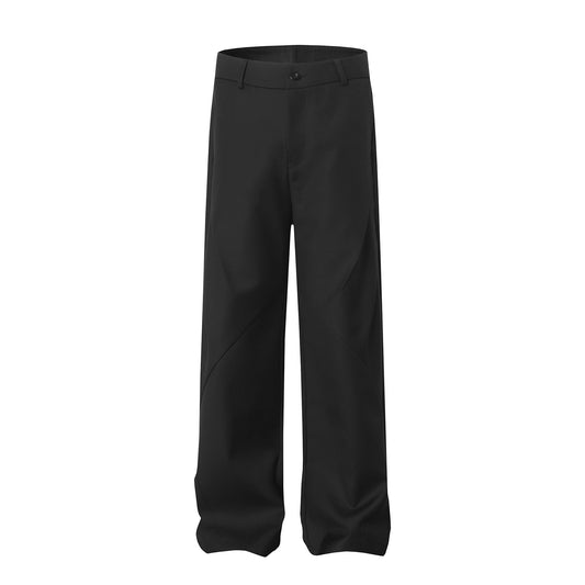 Simple Straight Leg Trousers WN12944