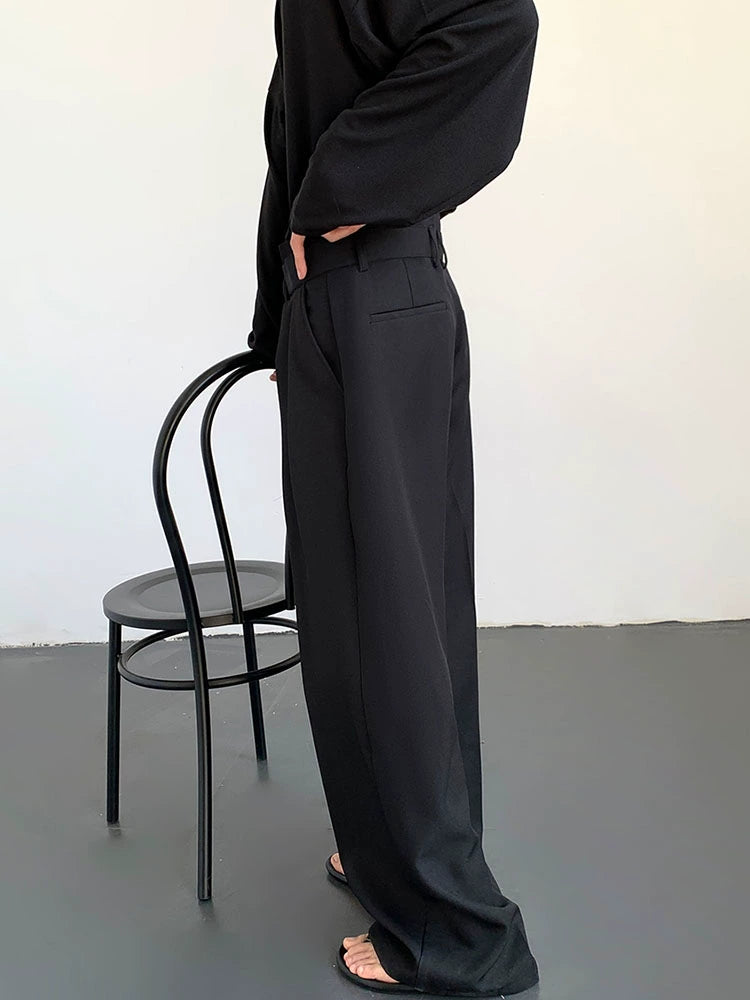 Double Waist Wide Leg Tuck-in Trousers WN9647