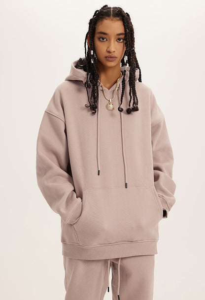 Fleece Linning Oversize Hoodie & Fleece Linning Sweatpants WN9945