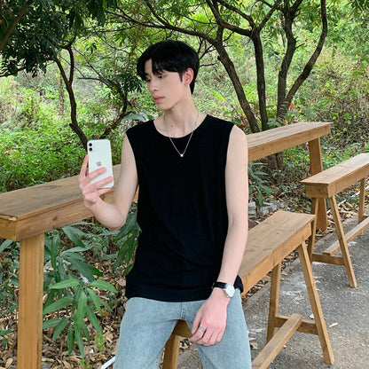 Plain Sleeveless T-Shirt WN25001