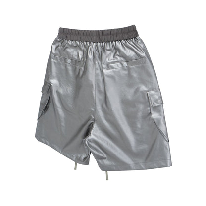 Matte Coated Cargo Half Pants WN16173