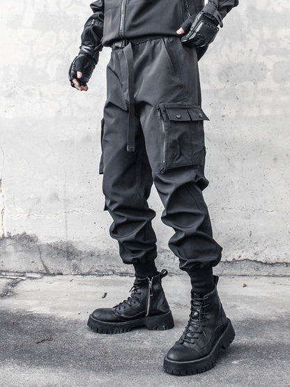 Functional Multi-Pocket Cuffed Cargo Pants WN22576