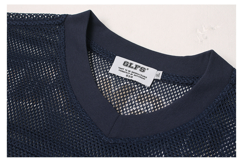 Flame Sports Letter Print Short Sleeve Shirt WN26484