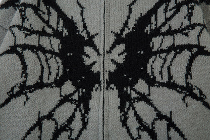 Colorblock Zipper Knit Cardigan WN11455