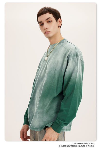 Oversize Washed Long-sleeve t-shirt WN6051