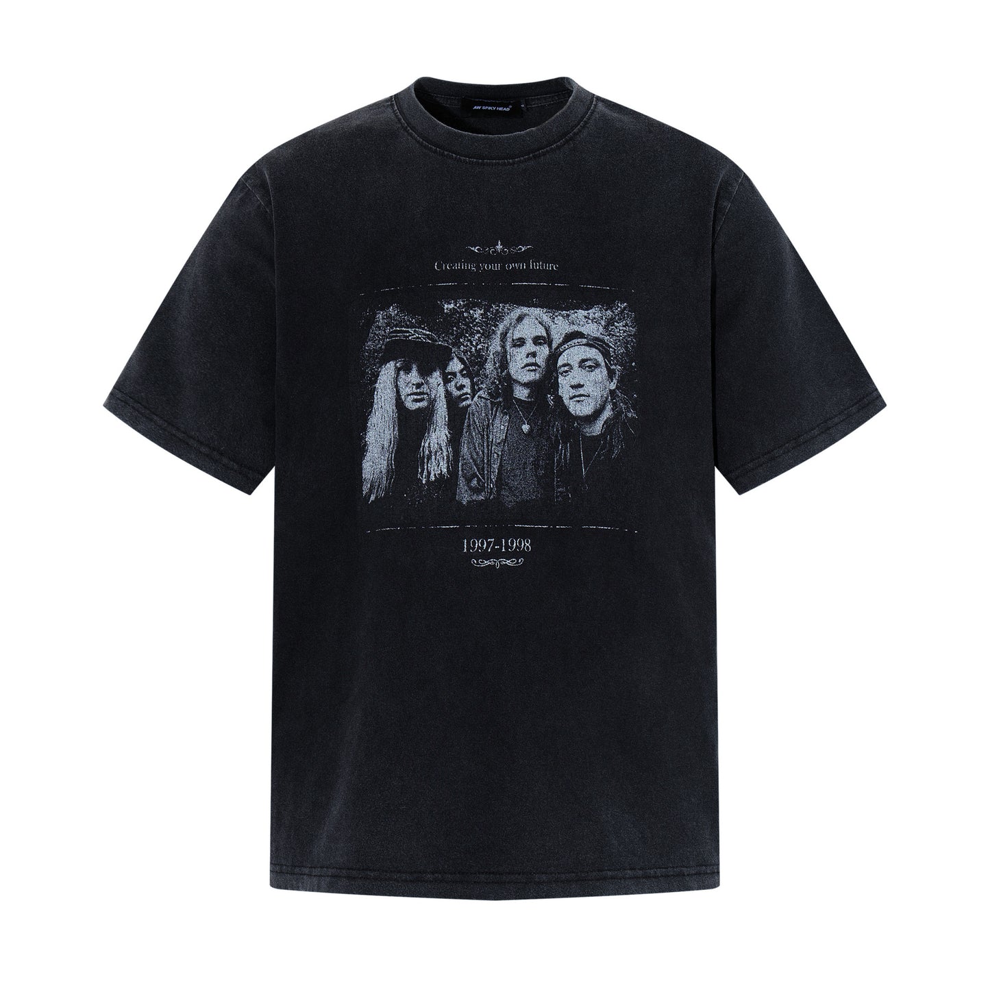 Rock Photo Print Short Sleeve T-Shirt WN25632