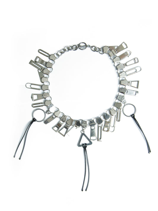 Urban Zipper Charm Necklace WN21141