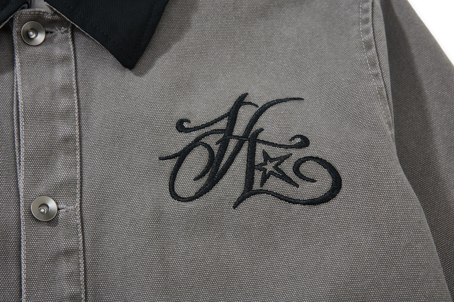 Canvas Embroidery Jacket WN25960