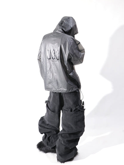 Washed Large Pocket Wide Leg Pants WN24106