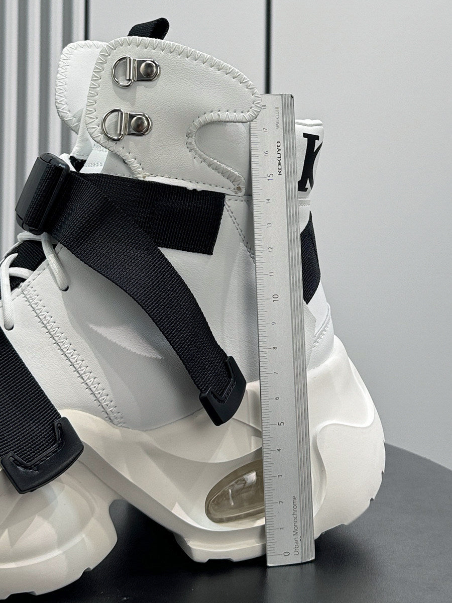Strap Buckle Air Sole Sneaker Boots WN24706