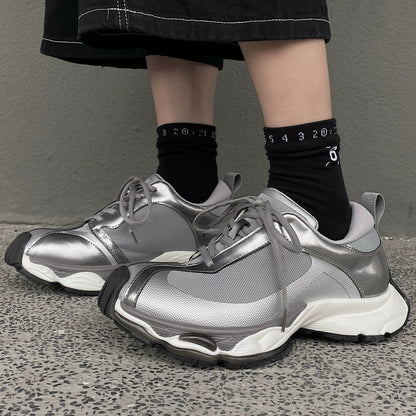 Mesh Thick Sole Sporty Sneakers WN21251