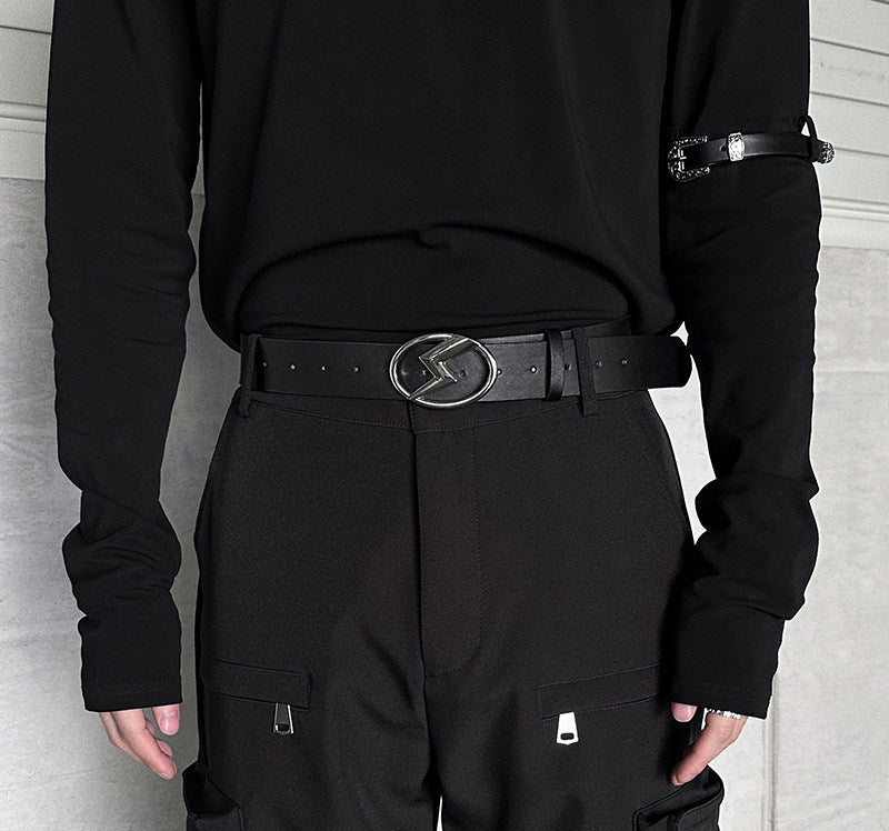 3 Buckle Styles Metal Buckle Belt WN25080