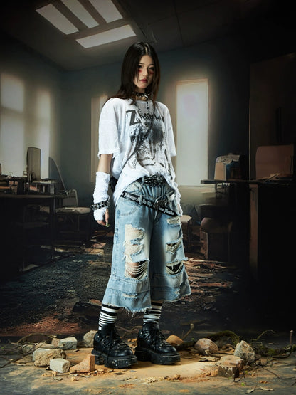 Breathable Stretch Print Short Sleeve T-Shirt WN18497