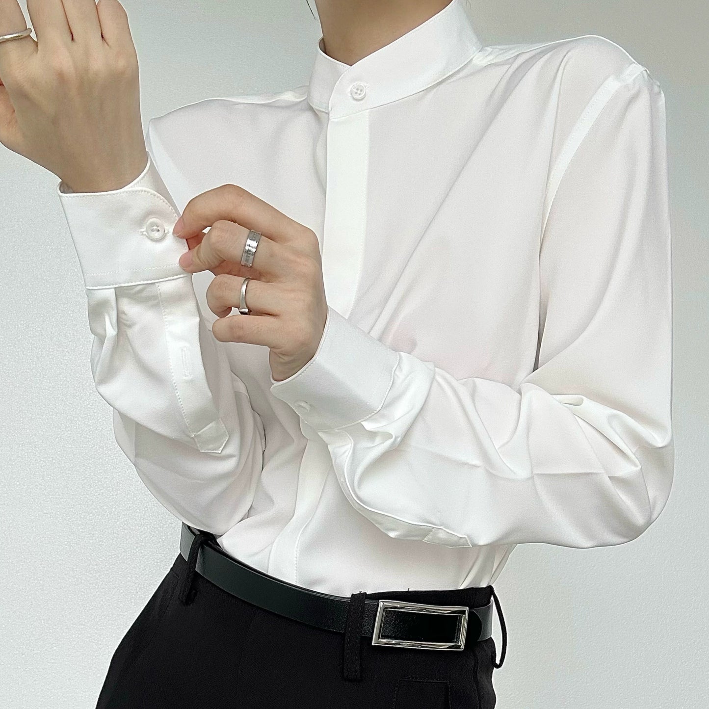 Drape Long Sleeve Shirt WN19622