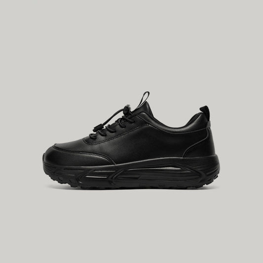Minimalist Platform Lace-Up Casual Sneakers WN23467