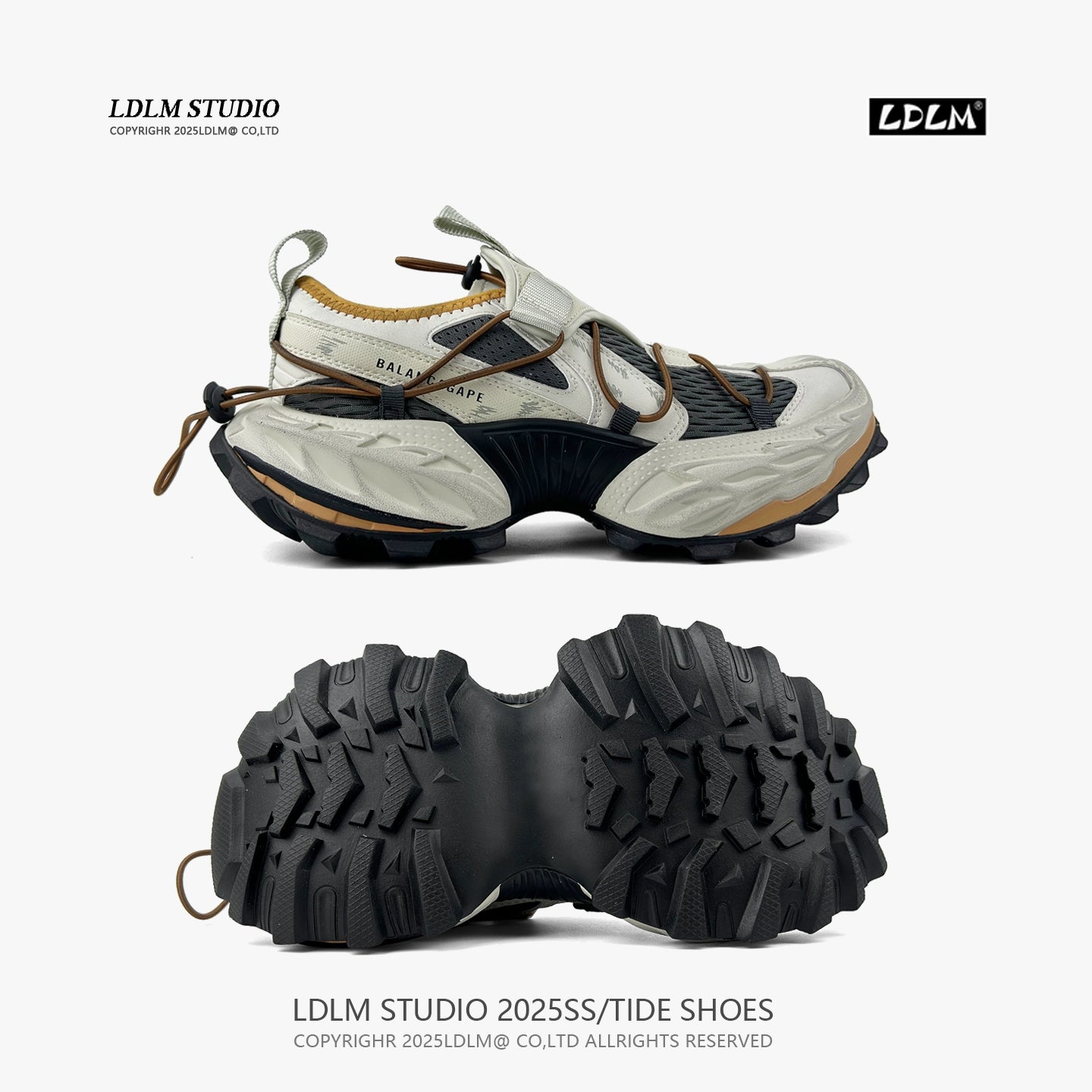 Mesh Thick Sole Sporty Sneakers WN21252