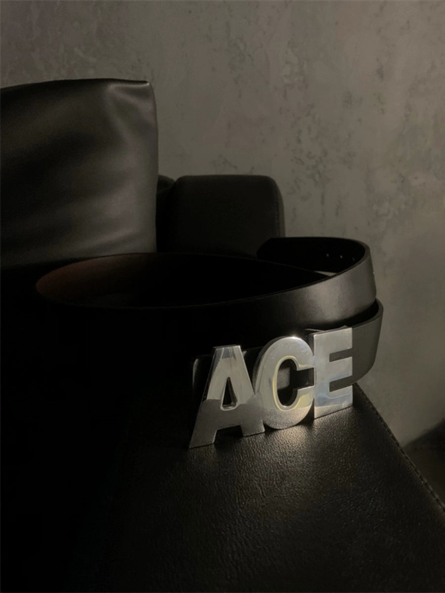 3D Metal Buckle PU Leather Belt WN20037