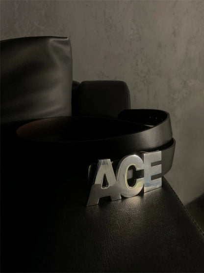 3D Metal Buckle PU Leather Belt WN20037