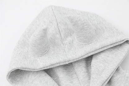 Detachable Sleeve Oversize Pullover Hoodie WN11113