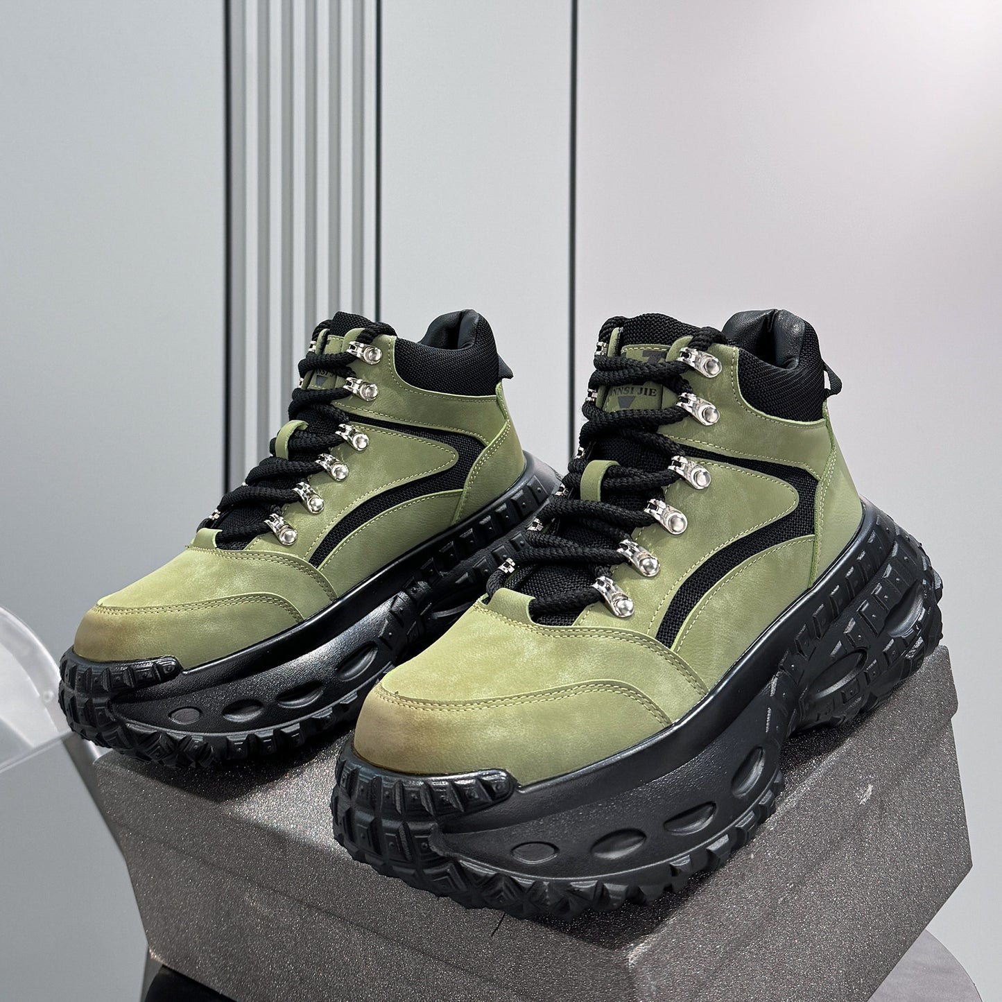 Chunky Platform Height Increase Boots WN24795
